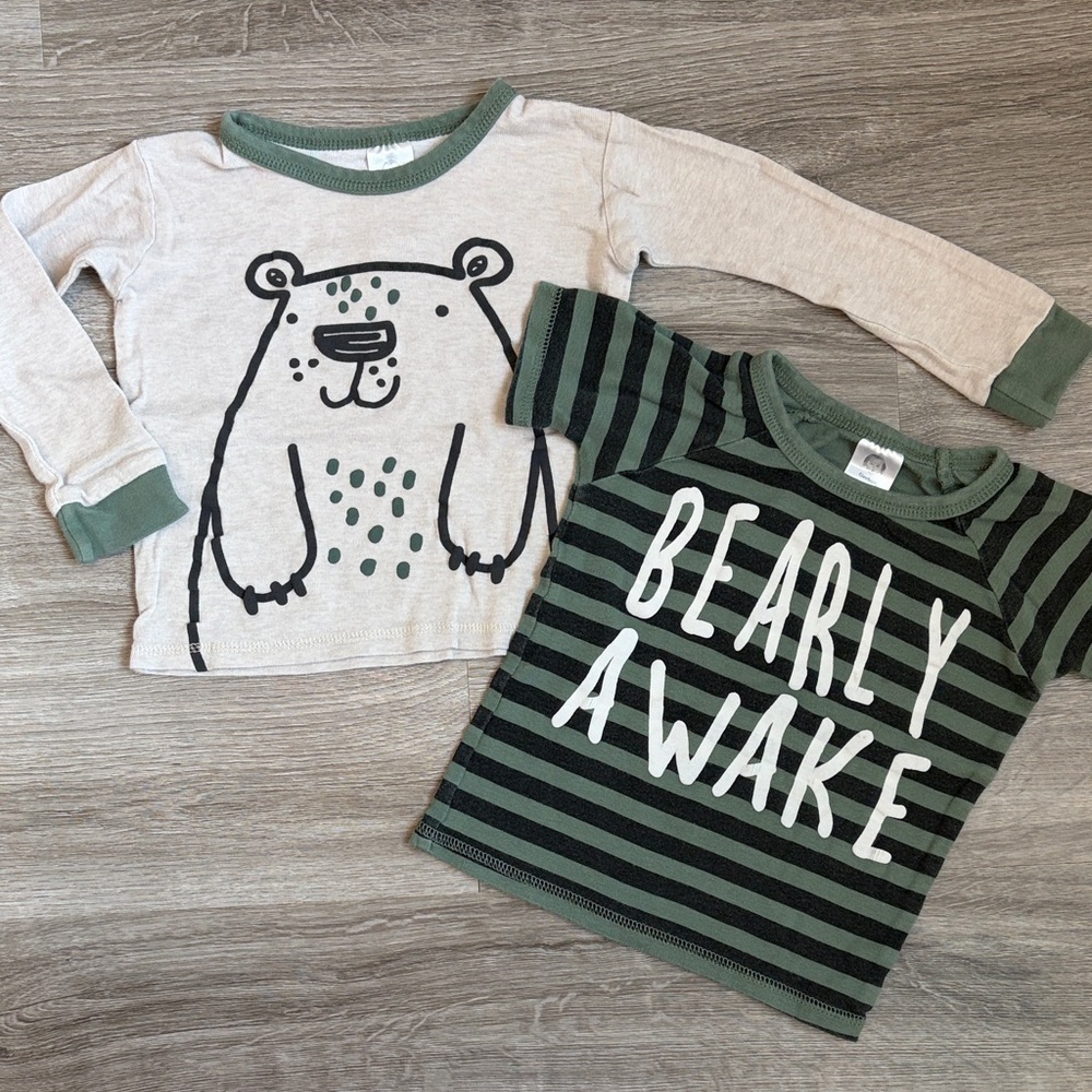 Gerber toddler boys pajama tops
